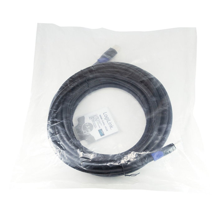 Logilink Cable HDMI 2.0 de 7,5 m con Ethernet, 4K/60Hz, Negro Logilink Cable HDMI 2.0 de 7,5 m con Ethernet, 4K/60Hz, Negro
