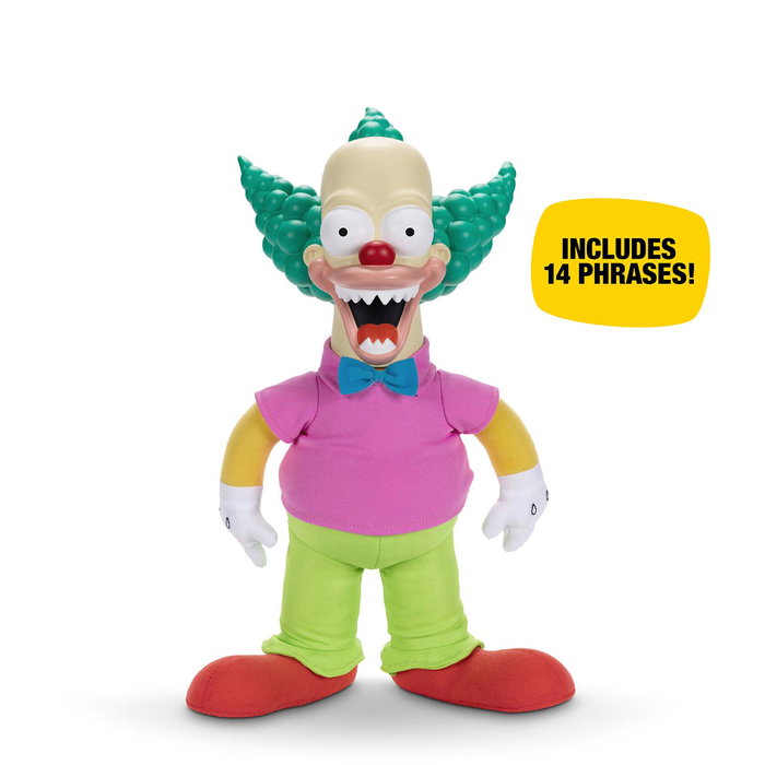 JAKKS PACIFIC Peluche Krusty El Payaso Los Simpsons Inglés 44cm