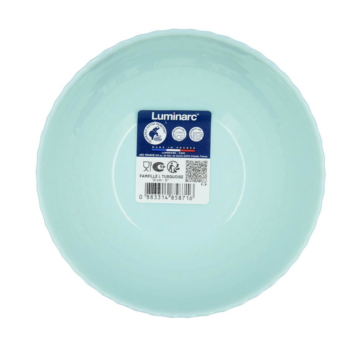 Bol Opal Pampille Turquesa Luminarc 13 cm