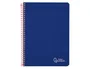 Liderpapel Cuaderno Espiral Witty A4 Tapa Dura 80 Hojas 90g Cuadro 4mm Azul Oscuro