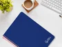 Liderpapel Cuaderno Espiral Witty A4 Tapa Dura 80 Hojas 90g Cuadro 4mm Azul Oscuro