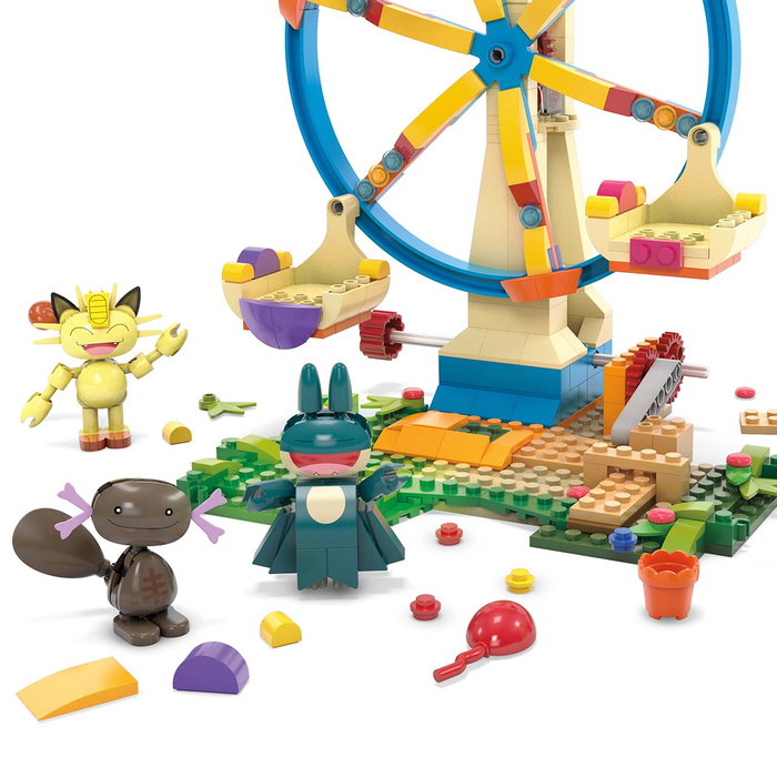 MEGA BLOKS Pokémon Diversión en la Noria HXF80 Mattel