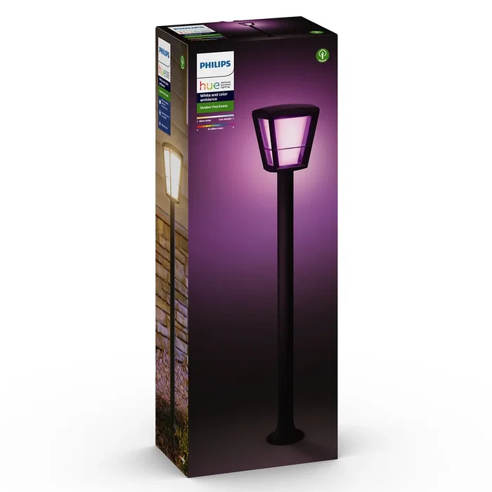 Philips Hue Econic LED Lámpara de poste negro
