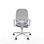 PIQUERAS Y CRESPO Silla de oficina Cilanco con mecanismo Sincro/Traslack, Morado y Gris