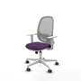 PIQUERAS Y CRESPO Silla de oficina Cilanco con mecanismo Sincro/Traslack, Morado y Gris