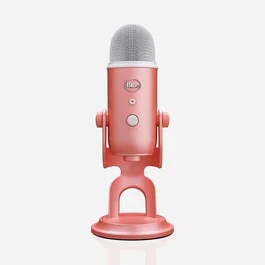Blue Microphones Yeti Aurora Collection Rosa Amanecer Micrófono de superficie para mesa