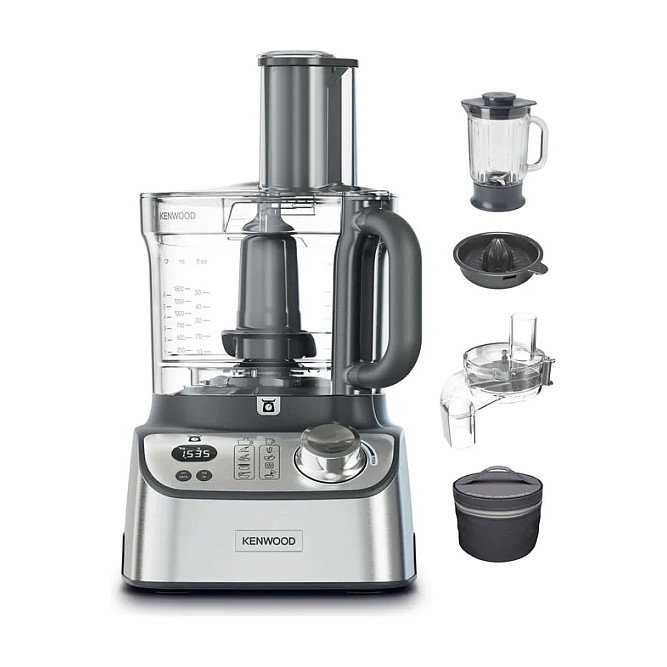 Kenwood FDM72.990SS Titanium Chef Baker XL - Robot de Cocina, 3L, Acero Inoxidable, con Exprimidor (1.5L), Licuadora (1.5L), Función de Impulso y Velocidad Variable Kenwood FDM72.990SS Titanium Chef Baker XL - Robot de Cocina, 3L, Acero Inoxidable, con Exprimidor (1.5L), Licuadora (1.5L), Función de Impulso y Velocidad Variable
