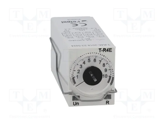 RELPOL Relé de tiempo T-R4 4PDT 24VAC