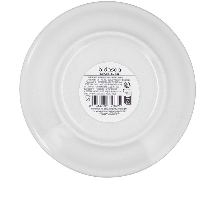 Bidasoa Plato Pan Deneb Hydrozero Marrón 15 cm (6 Unidades)buildup: []