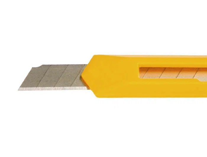 Q-connect Cúter XD-04 Plástico Estrecho Cuchilla 9 mm Clip Blíster 1 Unidad