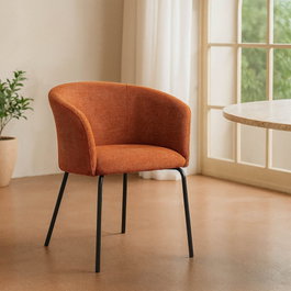 Silla Calabaza Tejido-Metal Salón 61 X 56 X 77,50 cm (Set de 2)