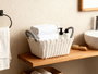Inde Cesta de Almacenaje Rectangular 40 x 30 x 19.5 cm (6 Unidades)