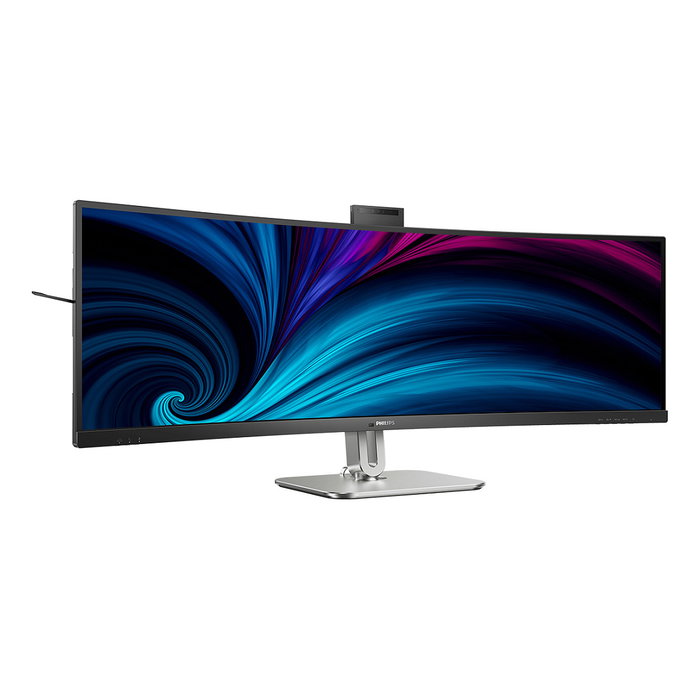 Philips 49B2U5900CH Monitor Super UltraWide 49" Curvo 32:9 Dual QHD 5120x1440 75Hz HDR400 USB-C 100W Altavoces Webcam