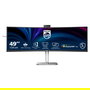 Philips 49B2U5900CH Monitor Super UltraWide 49" Curvo 32:9 Dual QHD 5120x1440 75Hz HDR400 USB-C 100W Altavoces Webcam