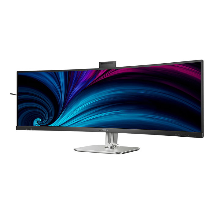 Philips 49B2U5900CH Monitor Super UltraWide 49" Curvo 32:9 Dual QHD 5120x1440 75Hz HDR400 USB-C 100W Altavoces Webcam