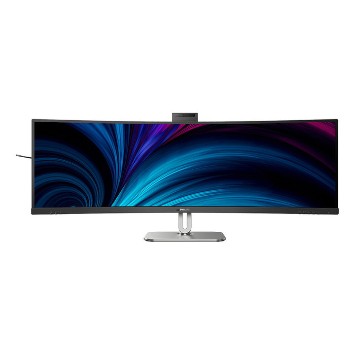Philips 49B2U5900CH Monitor Super UltraWide 49" Curvo 32:9 Dual QHD 5120x1440 75Hz HDR400 USB-C 100W Altavoces Webcam