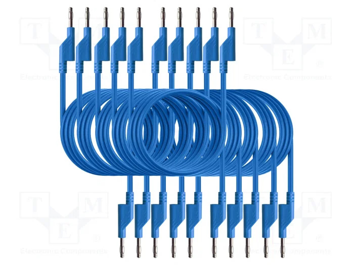 PEAKTECH Cable de prueba individual azul de 1m PEAKTECH Cable de prueba individual azul de 1m