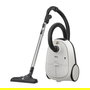 AEG AB61H65W Aspiradora Cilíndrica con Bolsa, 850 W, Filtro Allergy Plus HEPA, Radio 12m, Capacidad 3.5 L, Color Blanco