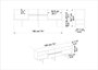 Hanah Home Soporte TV Blanco - Moderno y Glamuroso, 180x64.7x37.1 cm