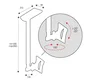 Bigben ITB OM26073 Soporte de Techo para Pantalla de 30 Pulgadas
