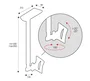 Bigben ITB OM26073 Soporte de Techo para Pantalla de 30 Pulgadas