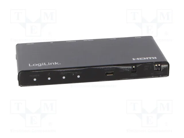 LOGILINK Divisor HDMI 2.0 Negro