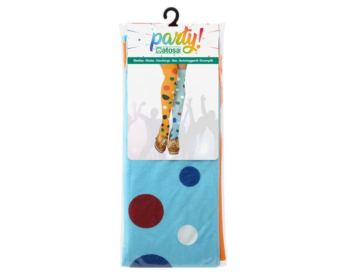 Medias Payaso Multicolor para Adultos - Accesorio Temático Circo