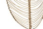 DKD Home Decor Decoración de Bambú Natural con Hojas (Surtido de 2)