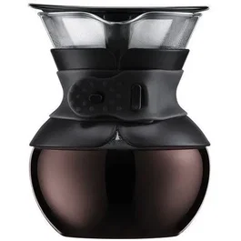 Bodum A Over Cafetera, Filtro de Malla de Acero Inoxidable Permanente, 0.5 Litros (4 Tazas), Modelo BOD0699965293512