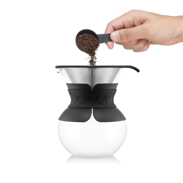 Bodum A Over Cafetera, Filtro de Malla de Acero Inoxidable Permanente, 0.5 Litros (4 Tazas), Modelo BOD0699965293512