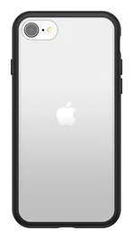 OtterBox React Series para Apple iPhone SE (2ª gen)/8/7, Transparente/Negro