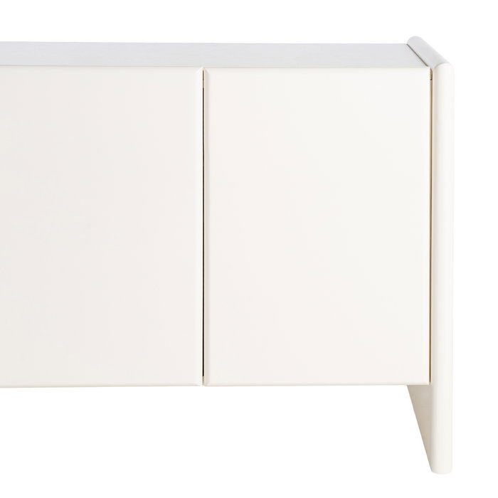 Aparador Lacado Crema Mármol-Dm Salón 163 X 45 X 75 cm