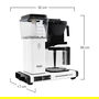 Moccamaster KBG Select Cafetera de Filtro 1.25L 1520W Blanco Matt White