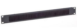 MicroConnect Panel entrada de cables con cepillo para rack 19"