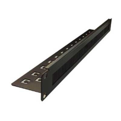 MicroConnect Panel entrada de cables con cepillo para rack 19"