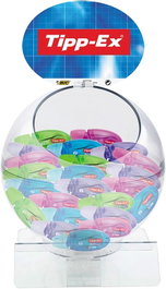 BIC Tipp-Ex Micro Tape Twist 5mm x 8m colores surtidos (Caja de 60 unidades)