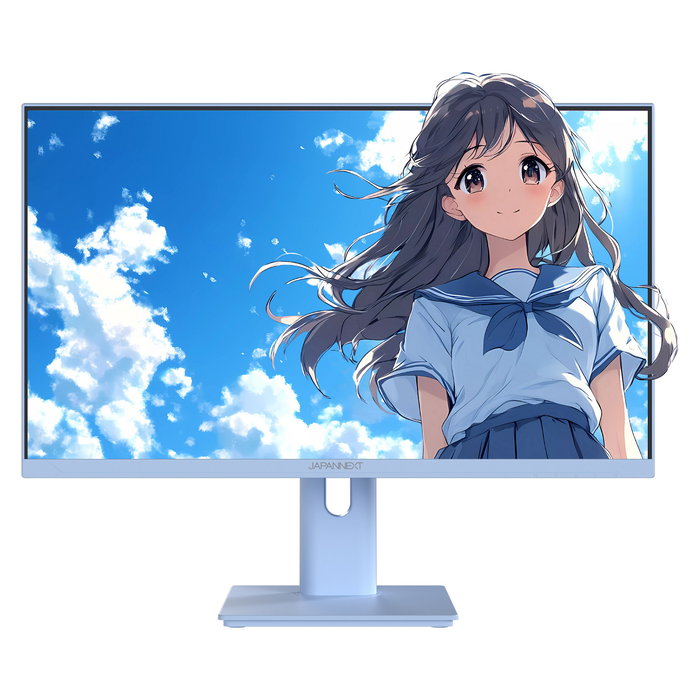 JAPANNEXT JN-I238FHD120F-HSP-BB Monitor Gaming IPS de 23.8 Pulgadas Full HD, 120Hz, 0.5ms, FreeSync, Altavoces, VESA, Ajustable, Color Azul