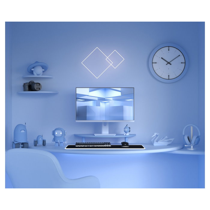 JAPANNEXT JN-I238FHD120F-HSP-BB Monitor Gaming IPS de 23.8 Pulgadas Full HD, 120Hz, 0.5ms, FreeSync, Altavoces, VESA, Ajustable, Color Azul