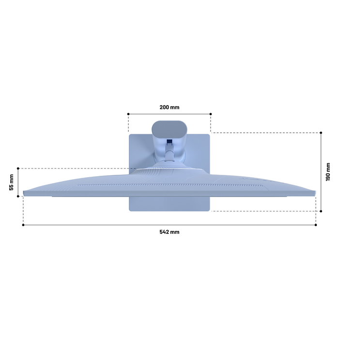 JAPANNEXT JN-I238FHD120F-HSP-BB Monitor Gaming IPS de 23.8 Pulgadas Full HD, 120Hz, 0.5ms, FreeSync, Altavoces, VESA, Ajustable, Color Azul