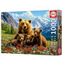 Educa Puzzle 20553 1000 Piezas Osos Grizzly en Canadá, Puzzle Adultos +14 Años