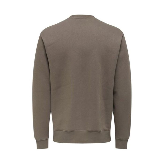 Sudadera sin Capucha Hombre Only & Sons Onsdawson Reg Crew Vd Falcon Marrón