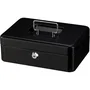 Burg Wachter Money 5025 Black Caja para Monedas con Apertura con Llave, Acero Negro