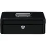 Burg Wachter Money 5025 Black Caja para Monedas con Apertura con Llave, Acero Negro