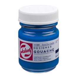 Talens Témpera Extra Fina Azul Claro (Ciano) 501, 50 ml