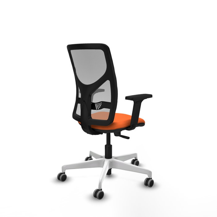 PIQUERAS Y CRESPO Silla de oficina Motilla Naranja y Gris