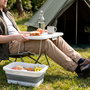 Aktive Cesta de Camping Plegable para Picnic 45x28x21cm