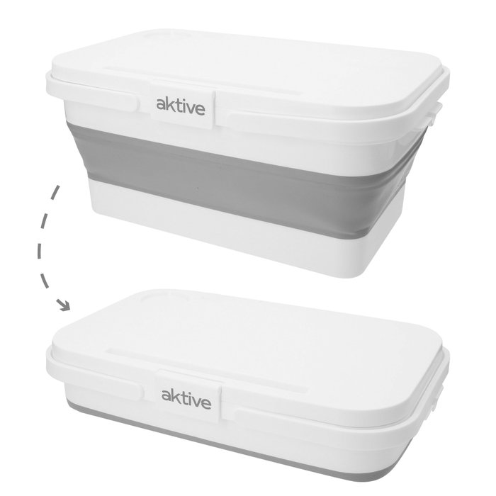 Aktive Cesta de Camping Plegable para Picnic 45x28x21cm