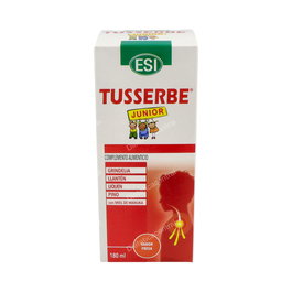 TREPATDIET-ESI Tusserbe Junior 180ml - Jarabe para la Tos Infantil con Miel y Plantas - Sabor Fresa