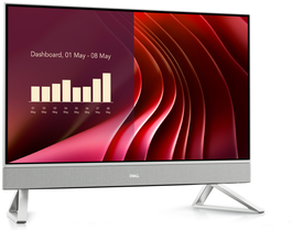 DELL EC24250 PC Todo en Uno 23.8" Full HD, Intel Core 5 120U, 16GB DDR5 RAM, 512GB SSD, Windows 11 Pro, Wi-Fi 6E, Blanco
