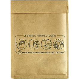 Fellowes Nº13 Bolsa de Burbujas Acolchada Banker Box Kraft 150x215 mm - Pack de 10